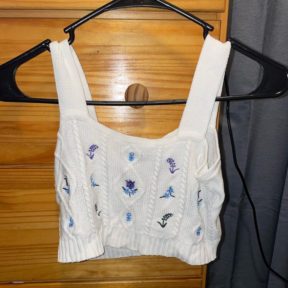 Beautiful flower tank top